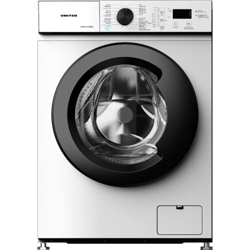WASHING MACHINE FREESTANDING 60CM  UWM-8122BS (8KG / A / ΑΤΜΟΥ / BLDC / SLIM 44CM)